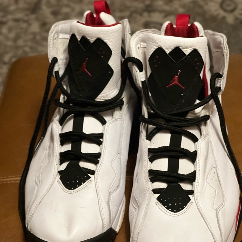 White Jordan size 14